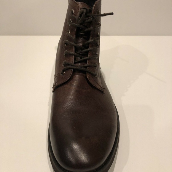 Joe\'s New Leather Lace Up Brown Oxford Ankle Boots main image 7